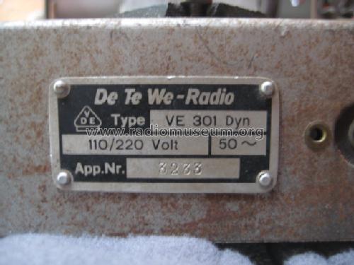 Volksempfänger VE301 Dyn W; Eumig, Elektrizitäts (ID = 1356904) Radio