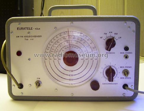 AM-FM-Abgleichsender 412; Euratele, Radio- (ID = 127970) Equipment