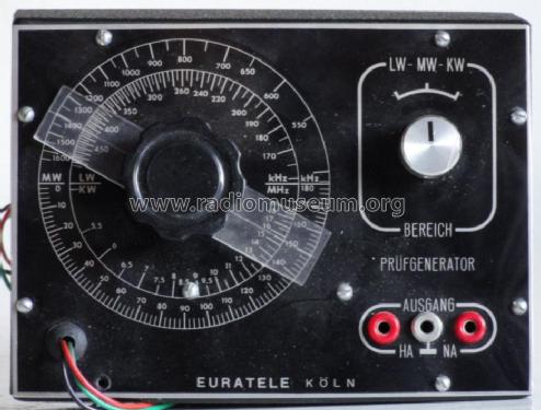 Prüfgenerator ; Euratele, Radio- (ID = 1140438) teaching