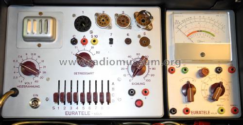 Röhrenprüfgerät Euratele II ; Euratele, Radio- (ID = 1181118) teaching