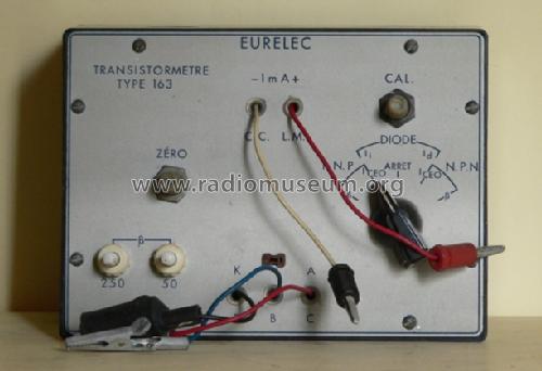 Transistormetre 163; Eurelec - Institut (ID = 951279) Ausrüstung