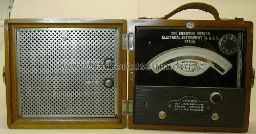AC/DC Voltmeter ; European Weston (ID = 1093114) Equipment