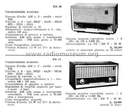 ES61; Europhon; Milano (ID = 2879856) Radio