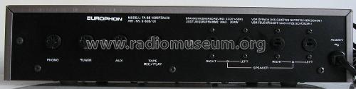 Micro Component Pre Main Amplifier TA-88 D-828/01; Europhon; Milano (ID = 1299075) Ampl/Mixer
