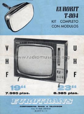 Eurokit T-804 /19' /23'; Eurotrans, Lor; (ID = 2576175) Television