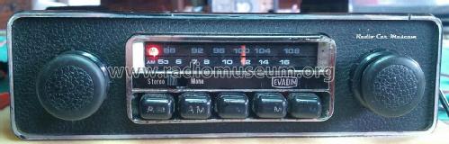 AM/FM MPX Receiver AR-481; Evadin Indústrias da (ID = 1998054) Autoradio