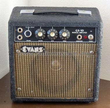 Musical Amplifier - Instrument GX - 10; Evans Corporation; (ID = 2064188) Ampl/Mixer