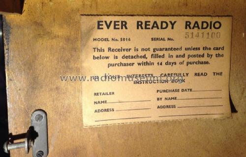 5014; Ever Ready Co. GB (ID = 1862050) Radio