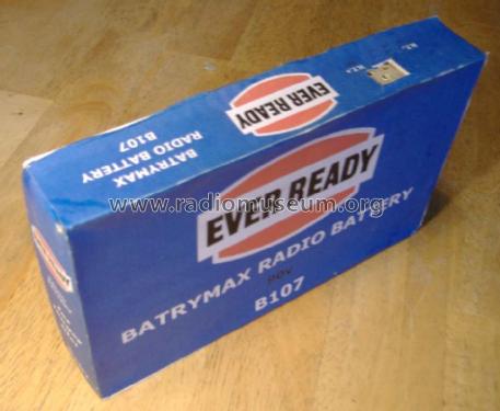 Batrymax Radio Battery B107; Ever Ready Co. GB (ID = 1356134) Strom-V