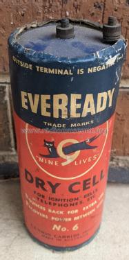 Eveready No. 6 Dry Cell ; Ever-Ready/Eveready (ID = 2883757) Fuente-Al