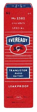 Transistor Radio Battery 2582; Ever-Ready/Eveready (ID = 2476349) Power-S