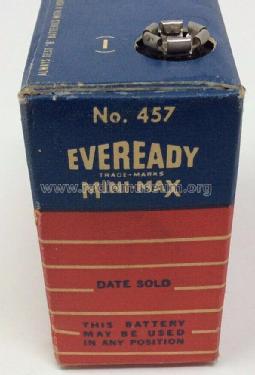 Mini-Max B Battery 457 Neda 203 ; Eveready Ever Ready, (ID = 2439782) Power-S