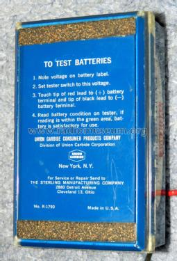 Radio Battery Tester R-1790; Eveready Ever Ready, (ID = 2752418) Ausrüstung