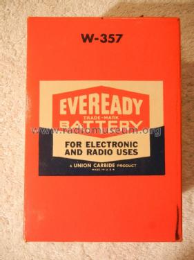 Battery for Electronics and Radio Uses W-357; Eveready Ever Ready, (ID = 1734956) Power-S