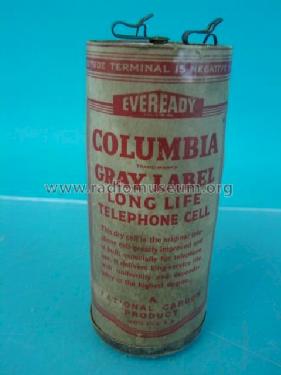 Columbia Gray Label Long Life Telephone Cell ; Eveready Ever Ready, (ID = 1498794) Power-S