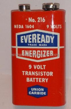 Energizer 9 Volts Battery 216 NEDA 1604; Eveready Ever Ready, (ID = 1725419) Aliment.