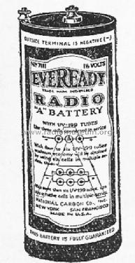 Radio 'A' Battery 7111; Eveready Ever Ready, (ID = 1681670) Power-S