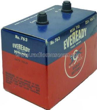 Radio Battery 'Nine Lives' NEDA 710 , No.763; Eveready Ever Ready, (ID = 1627720) Power-S