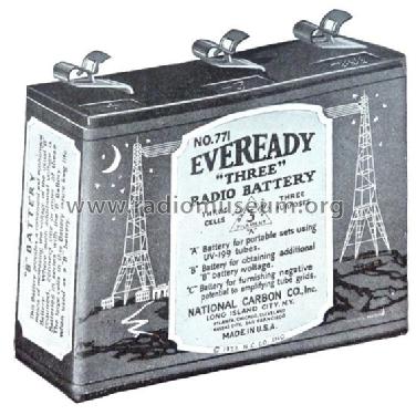 'C' Battery 771; Eveready Ever Ready, (ID = 1725271) Strom-V