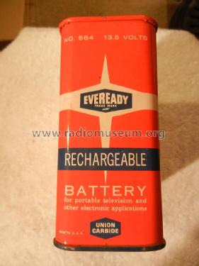 Rechargeable Battery for Portable Television and other Electronic Applications - 13.5 Volts 564; Eveready Ever Ready, (ID = 1736857) Strom-V