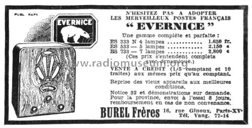ES533; Evernice marque, (ID = 1954975) Radio
