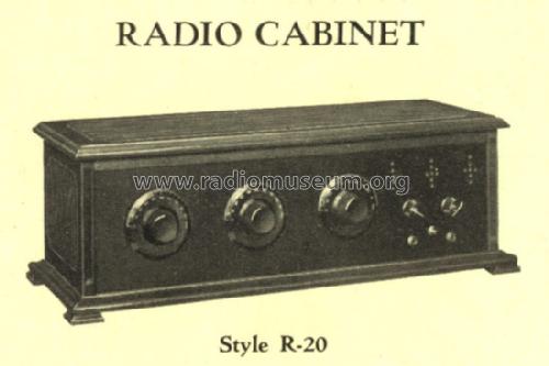 Radio Cabinet only R-20; Excello Products (ID = 1300360) Cabinet