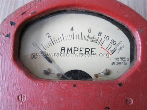 Dreheisen-Amperemeter 10 A ; Excelsiorwerk; (ID = 2348535) Equipment