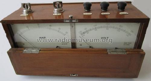 Doppelmessgerät Amperemeter u. Voltmeter 60 A und 250 / 500 V; Excelsiorwerk; (ID = 2240773) Equipment