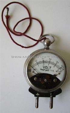 Taschenvoltmeter für Gleichspannung 5/100 Volt; Excelsiorwerk; (ID = 2031005) Equipment