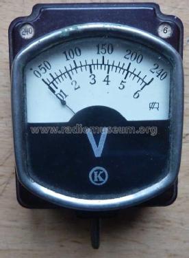 Taschenvoltmeter 6/240 V ; Excelsiorwerk; (ID = 2233538) Equipment