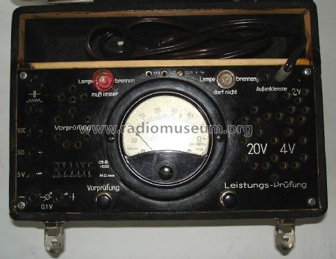 Vollnetz Radioröhrenprüfer ; Excelsiorwerk; (ID = 2191410) Equipment
