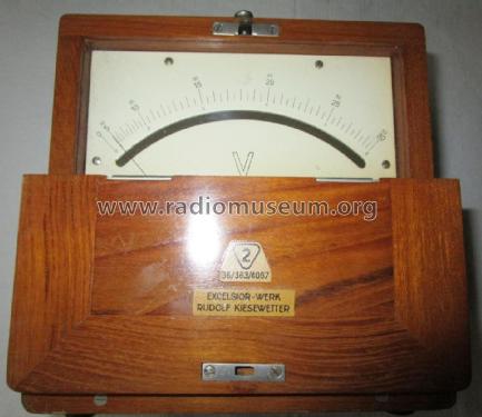 Wechselspannungs-Voltmeter 6/30/60 V ; Excelsiorwerk; (ID = 2379971) Ausrüstung