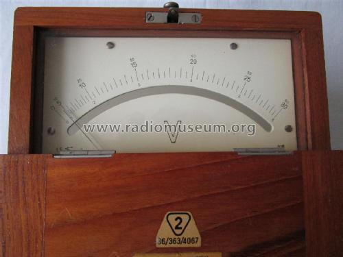 Wechselspannungs-Voltmeter 6/30/60 V ; Excelsiorwerk; (ID = 2379972) Ausrüstung