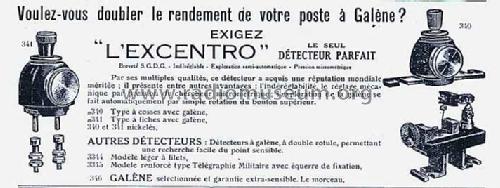 Détecteur à galène 'Excentro' ; Bonnefont, A. (ID = 86026) Radio part