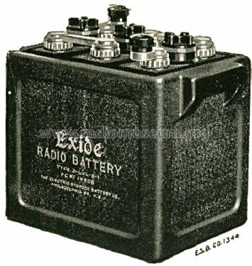 Radio 'A' Battery LXL; Exide; Philadelphia (ID = 472090) Power-S