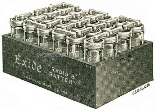 Radio 'B' Battery 24-LR-2; Exide; Philadelphia (ID = 472089) Power-S