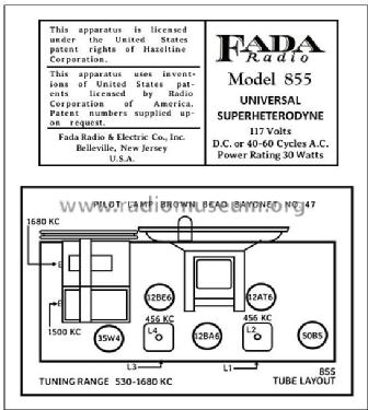 855M 'Coloradio' ; Fada Radio & (ID = 2899758) Radio