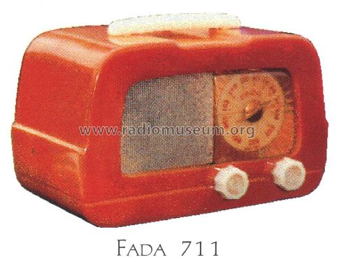 Dip-Top 711; Fada Radio & (ID = 1467131) Radio
