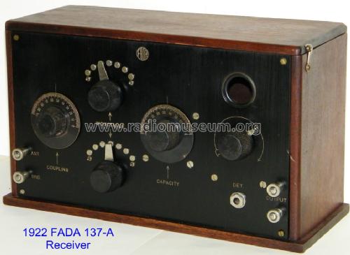 Fada 137-A; Fada Radio & (ID = 958341) Radio