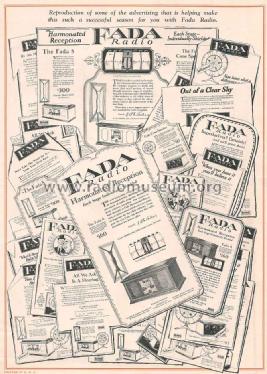January 1927 FADA-SALES Radio Magazine ; Fada Radio & (ID = 1113530) Paper