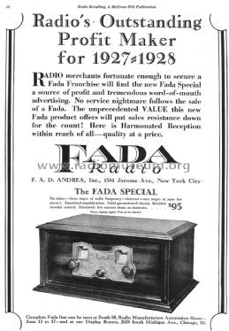Special ; Fada Radio & (ID = 1723802) Radio