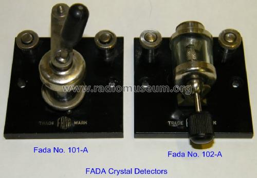 Stand alone Crystal Detector 102-A; Fada Radio & (ID = 969951) Radio part