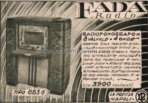 Radiofonografo 883G Ch=88; Fada Radio, Società (ID = 2534228) Radio