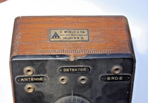 VD 25 ; Mende - Radio H. (ID = 2275821) Detektor