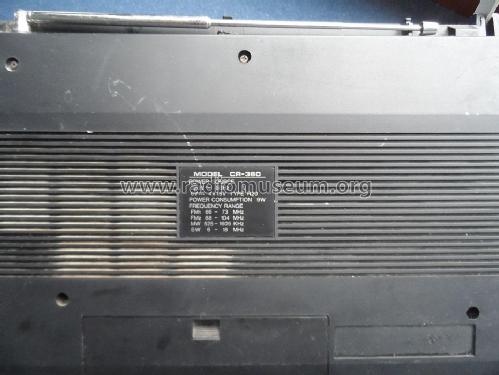 4 Band Radio Cassette Recorder CR-360; Transylvania Asahi (ID = 1776326) Radio