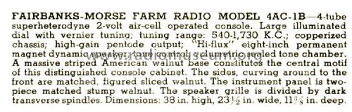 4AC1B Ch= 4A; Fairbanks, Morse & (ID = 1838531) Radio