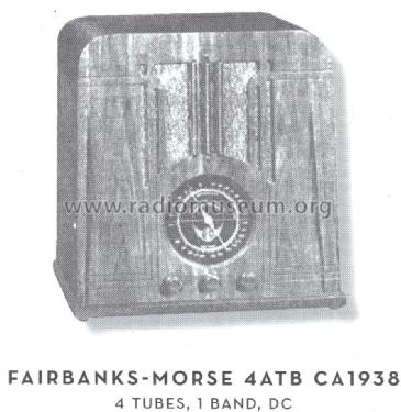 4AT5B Ch= 4A; Fairbanks, Morse & (ID = 1594775) Radio
