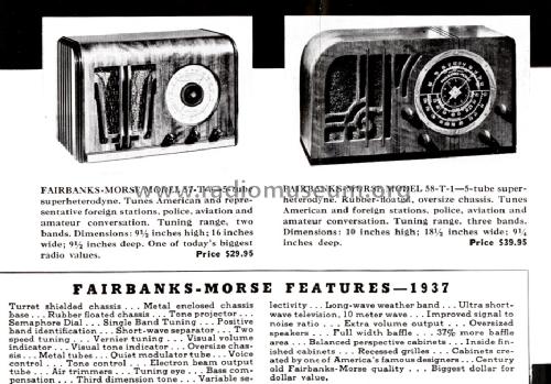 58-T-1 Ch= 58; Fairbanks, Morse & (ID = 1389665) Radio