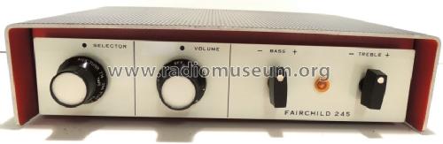 Preamplifier-Equalizer 245; Fairchild Recording (ID = 1496194) Ampl/Mixer