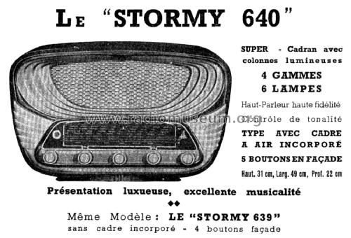 Stormy 640; Familial Radio, G. (ID = 1994262) Radio